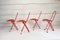 Folding Chairs by Gastone Rinaldi for Thema, 1970s, Set of 4 7