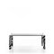 Minimalist Aluminium Extendable Long Black White Metaverso Dining Table by Laab Milano 4