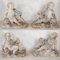 Carved Limestone Fountain Putti with Dolphins, 1800s, Set of 4 17