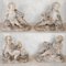 Fontana Putti in pietra calcarea intagliata con delfini, inizio XIX secolo, set di 4, Immagine 17