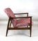 Vintage Red Rose GFM-064 Armchair by Edmund Homa, 1970s, Image 6