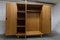 Scandinavian Three-Door Wardrobe in Blond Teak, 1960s 77
