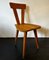 Handgedrehte Stühle mit V-förmiger Rückenlehne & herzförmigem Sitz von Wladyslaw Wincze, 1940er, 2er Set 2