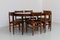 Danish Modern Rosewood Dining Room Set by Skovby, 1960s, Set of 7 2