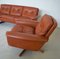 Dänisches Vintage Sofa Set aus Cognacfarbenem Leder von Skipper, 2er Set 4