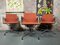 Aluminum EA 108 Chairs in Hopsak Orange by Charles & Ray Eames for Vitra, Set of 4 9