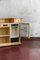 Barschrank aus gepresstem Bambus mit Marmorplatte & Messingdetails und Stühlen, 1970er, 3er Set 6
