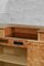 Barschrank aus gepresstem Bambus mit Marmorplatte & Messingdetails und Stühlen, 1970er, 3er Set 5