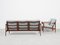 Dänische Mid-Century Teak Sofa Set von Ib Kofod Larsen, 3er Set 2