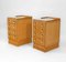 Commodes de Chevet Art Déco en Érable, 1930s, Set de 2 1