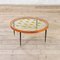 Table Basse avec Détails Dorés de Cristal Art, 1960 1