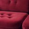 Zwei-Sitzer Sofa aus Samt von Hikor Pisek, 1980er 13