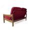 Two-Seater Sofa in Velvet from Hikor Pisek, 1980s 6