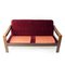 Two-Seater Sofa in Velvet from Hikor Pisek, 1980s 2
