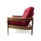 Two-Seater Sofa in Velvet from Hikor Pisek, 1980s 7