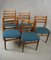 J60 Oak Dining Chairs by Poul Volther for FDB Møbler, 1950s, Set of 5 2