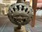 Andirons with Marmousets in Silvered Bronze 4