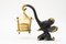 Figurine Éléphant avec Thermomètre par Walter Bosse pour Herta Baller, Autriche, 1950s 1