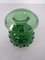 Italian Green Bubble Glass Vase by Empoli, 1960s, Set of 3 3