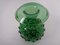 Italian Green Bubble Glass Vase by Empoli, 1960s, Set of 3 4