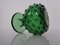 Italian Green Bubble Glass Vase by Empoli, 1960s, Set of 3 9