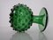 Italian Green Bubble Glass Vase by Empoli, 1960s, Set of 3 8