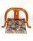 Fauteuils Horseshoe dans le style de James Mont, États-Unis, 1990s, Set de 2 2