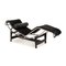 Bauhaus Le Corbusier LC4 Fur Lounger in Black by Le Corbusier for Cassina 12