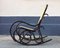 Vintage French Bentwood Junior Rocking Chair with Swirls, 1970s, Image 2
