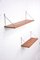 Vintage Danish Floating Teak Shelves, Set of 2, Image 1