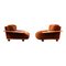 Mid-Century Brown Velvet Pianura Living Room Set by Mario Bellini for Cassina, 1970s, Set of 5 21