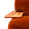 Mid-Century Brown Velvet Pianura Living Room Set by Mario Bellini for Cassina, 1970s, Set of 5 27
