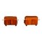 Mid-Century Brown Velvet Pianura Living Room Set by Mario Bellini for Cassina, 1970s, Set of 5 18