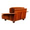 Mid-Century Brown Velvet Pianura Living Room Set by Mario Bellini for Cassina, 1970s, Set of 5 25