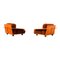 Mid-Century Brown Velvet Pianura Living Room Set by Mario Bellini for Cassina, 1970s, Set of 5 19
