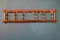 Scandinavian Teak and Brass Towel Rack 1