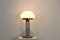 Lampada da tavolo in ottone e vetro opalino, Immagine 6