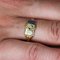 French Enameled 18 Karat Yellow Gold Faith Ring 8