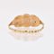 French Enameled 18 Karat Yellow Gold Faith Ring 13