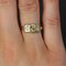 French Enameled 18 Karat Yellow Gold Faith Ring 6