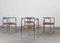 Set da pranzo Locus Solus in acciaio e pelle di Gae Aulenti per Poltronova, anni '70, set di 5, Immagine 4