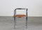 Set da pranzo Locus Solus in acciaio e pelle di Gae Aulenti per Poltronova, anni '70, set di 5, Immagine 8