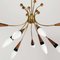 Mid-Century Teak & Messing Nikoll Lustre zugeschrieben Rupert Nikoll für Rupert Nikoll 2
