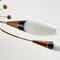 Mid-Century Teak & Messing Nikoll Lustre zugeschrieben Rupert Nikoll für Rupert Nikoll 8