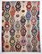 Tappeto Kilim colorato, anni '60, Immagine 1