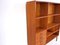 Vintage Scandinavian Modern Teak Bücherregal mit Regalen & Schubladen 8