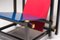 Rot & Blauer Sessel von Gerrit Thomas Rietveld für Cassina, 1978 6