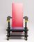 Rot & Blauer Sessel von Gerrit Thomas Rietveld für Cassina, 1978 3