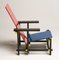 Red and Blue Chair by Gerrit Thomas Rietveld for Cassina, 1978, Image 1
