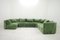 Modulares Vintage Sofa in Grün von Rolf Benz 2